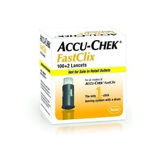 LANCETTE PUNGIDITO ACCU-CHEK FASTCLIX 100 + 2 PEZZI