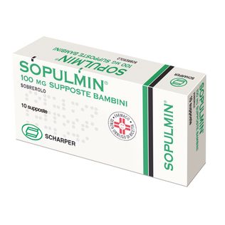SOPULMIN BB 10 supp 100 mg