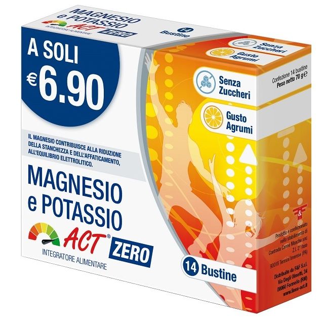 magnesio-e-potassio-act-zero-14-bustine