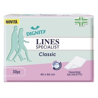 TRAVERSA PER INCONTINENZA LINES SPECIALIST CLASSIC NON STERILE 40X60 CM 30 PEZZI