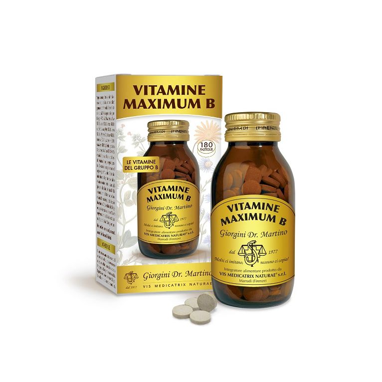 vitamine maximum b 180 pastiglie con edulcorante