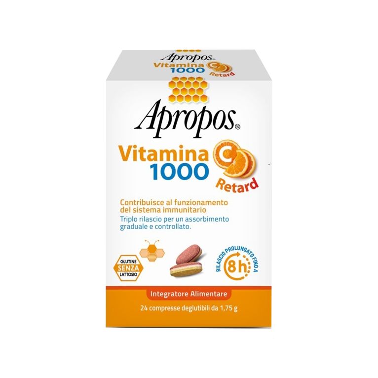 apropos vitamina c 1000 a rilascio prolungato 24 compresse deglutibili