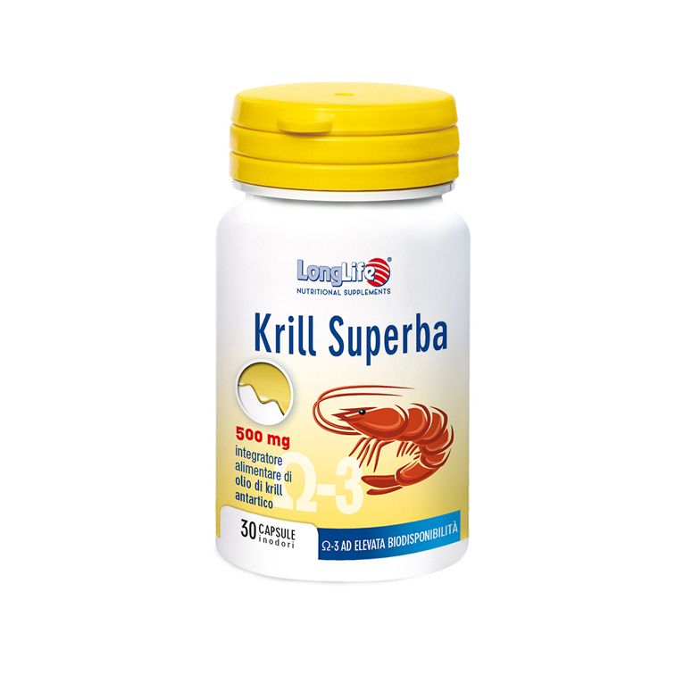 longlife krill superba 30 capsule inodori da 600 mg