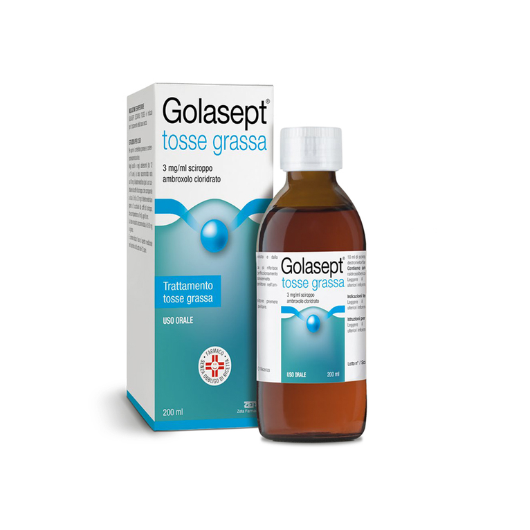 golasept tosse grassa sciroppo 200 ml 30 mg/10 ml