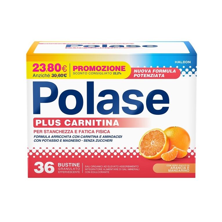 polase plus carnitina promo 36 bustine granulato effervescente da 6,8 g
