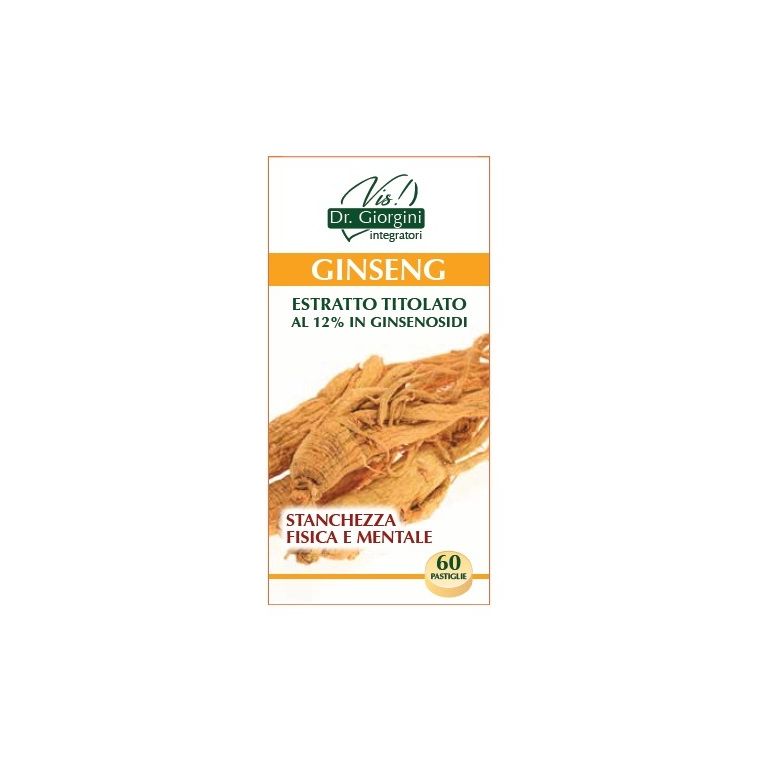 ginseng estratto titolato 60 pastiglie