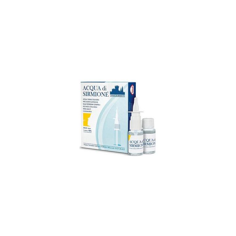 acqua sirmione minerale naturale 6 fiale 15 ml