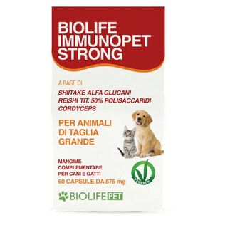 BIOLIFE IMMUNOPET STRONG 60 CAPSULE