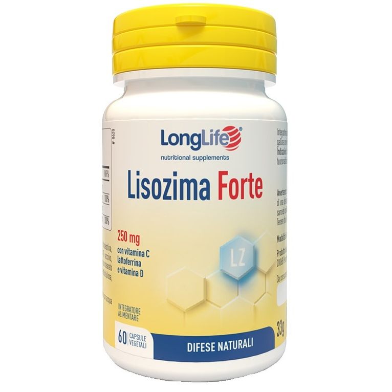 longlife lisozima forte 60 capsule vegetali da 600 mg